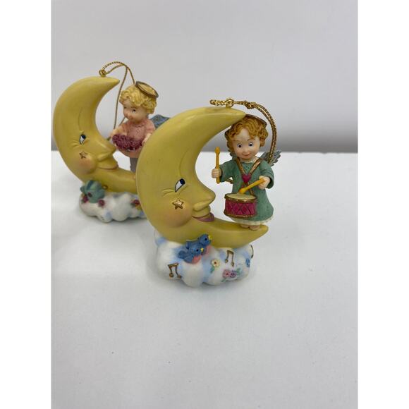 Vintage Bradford Exchange Ornaments Heaven’s Little Helpers Set of 5 - Picture 4 of 9